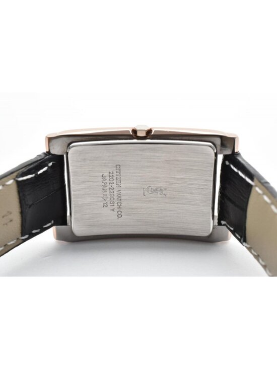 Saint Laurent Watch White Dial Rectangular Leather main image 8